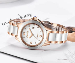 Women Watch Rose Gold Ladies Bracelet Watches Waterproof