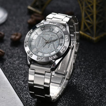Luxury MK Women Watch Golden Stainless Steel Bracelet Diamond Water Resistant Roman Digital Ladies